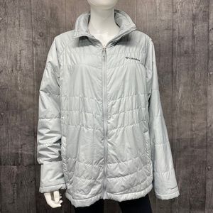 Columbia grey puffer jacket 2X